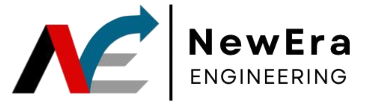 its is a logo in which  NewEra Engineering Pvt. Ltd. is written